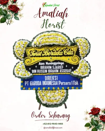 Papan Bunga Duka di Wadung