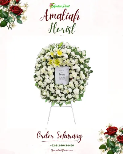 Krans Bunga Duka Cita di Wadung