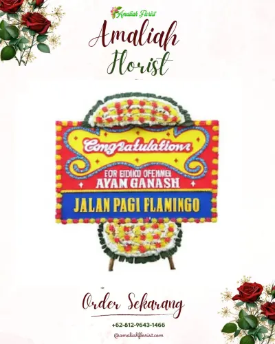 Bunga Papan Congratulation di Wadung